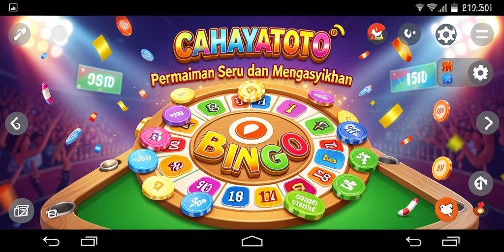 Screenshot gameplay CAHAYATOTO menampilkan suasana seru permainan Bingo.