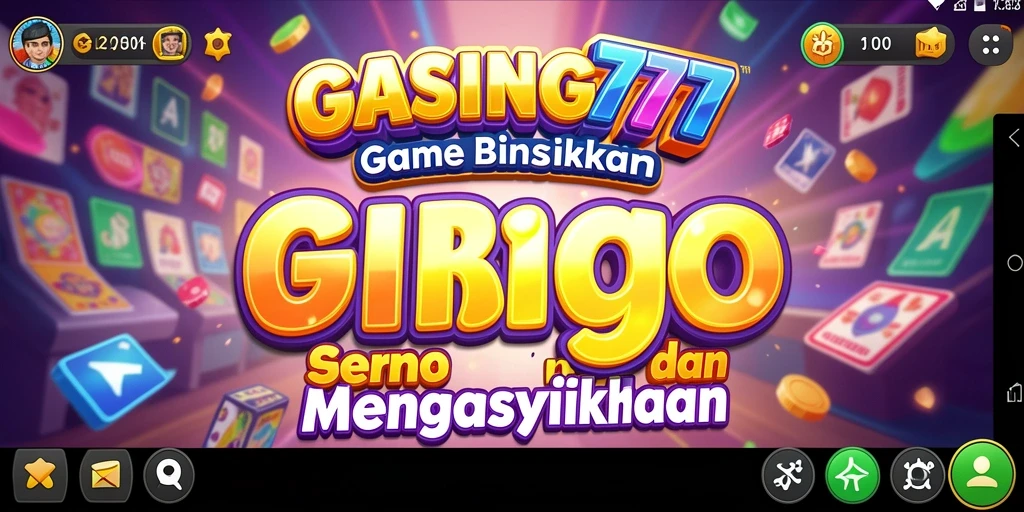 Screenshot menampilkan gameplay seru Bingo di GASING777.