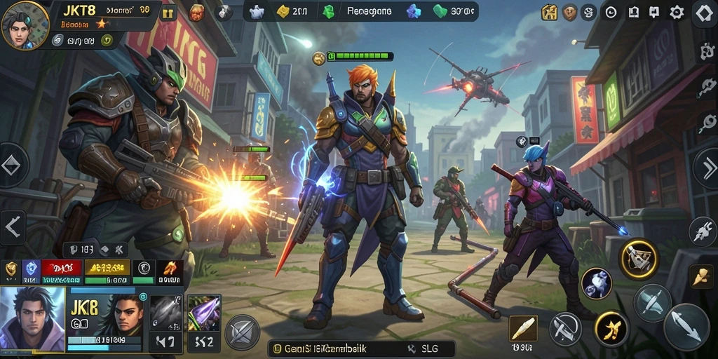 Tampilan menarik dari gameplay JKT8 yang penuh strategi.
