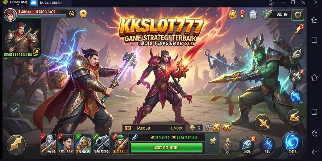 Tampilan gameplay KKSLOT777 yang seru dan strategis