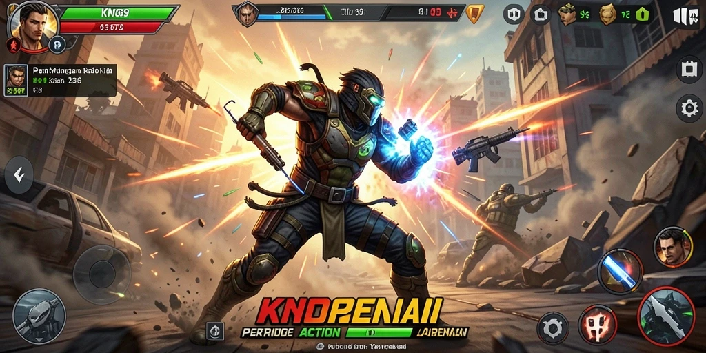 Tampilan gameplay KNO89 yang penuh aksi dan strategi.