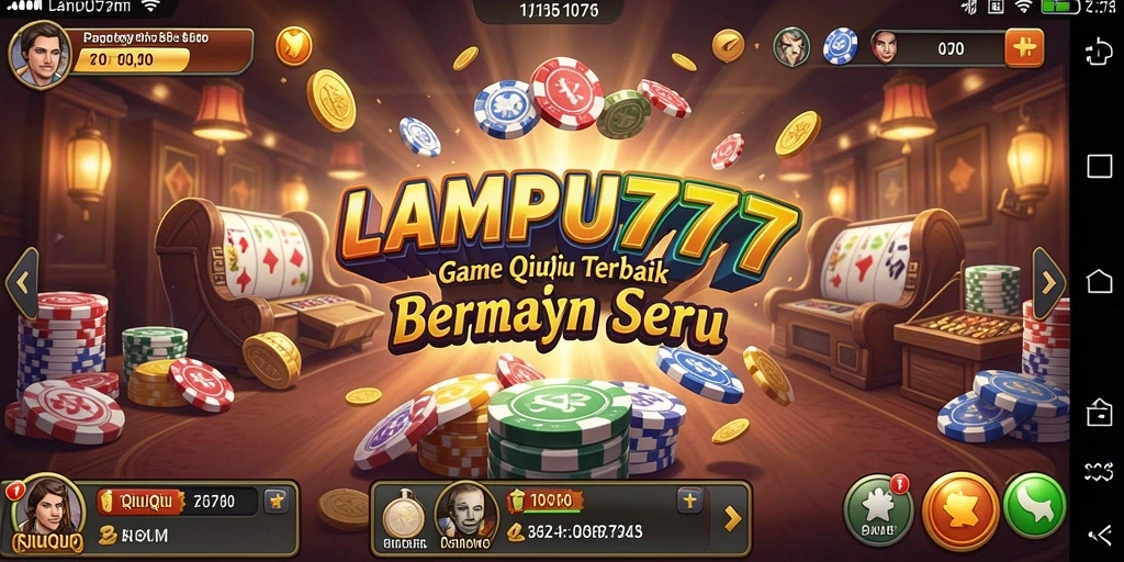 Tampilan gameplay seru di LAMPU777 dengan fitur QiuQiu yang menarik.