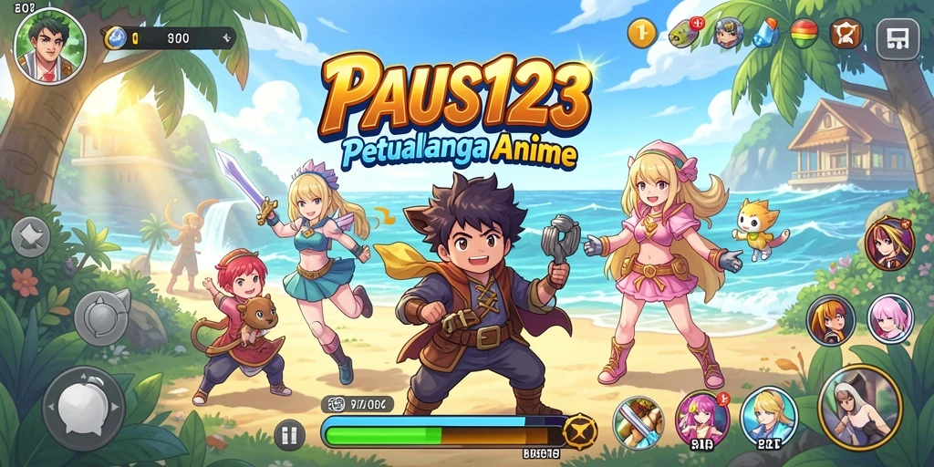 Tampilan gameplay menarik dan penuh aksi dari PAUS123.