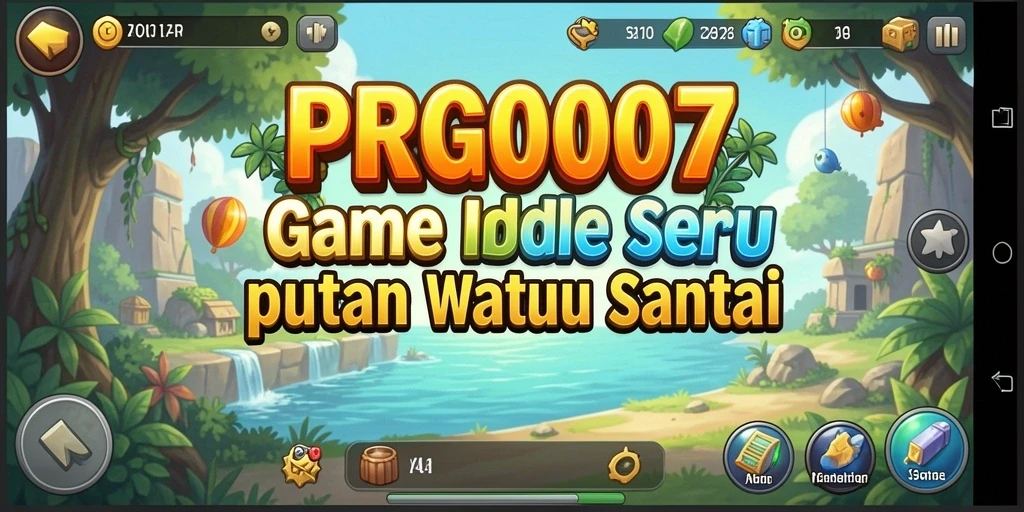 Tampilan gameplay utama PRG007 yang penuh warna dan menarik.