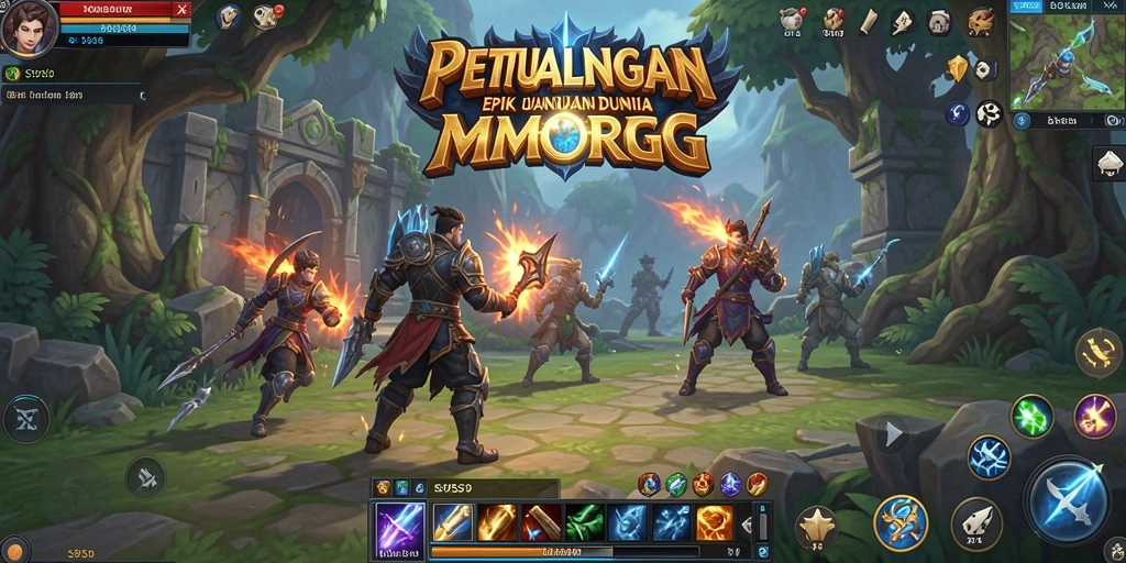 Tampilan permainan MMORPG yang seru dan menantang di S9S9.
