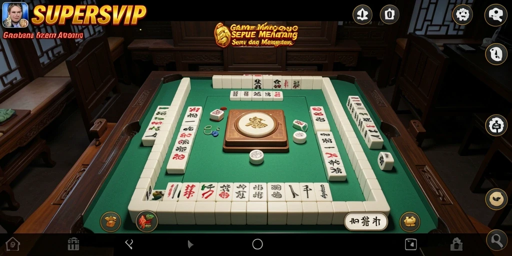 Tampilan menarik dari gameplay SUPERSVIP yang memukau dalam Mahjong.