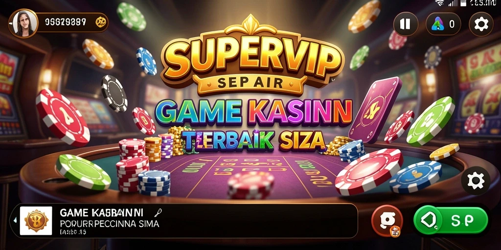 Tampilan menarik dari gameplay SUPERVIP yang menggugah selera para pemain Kasino.